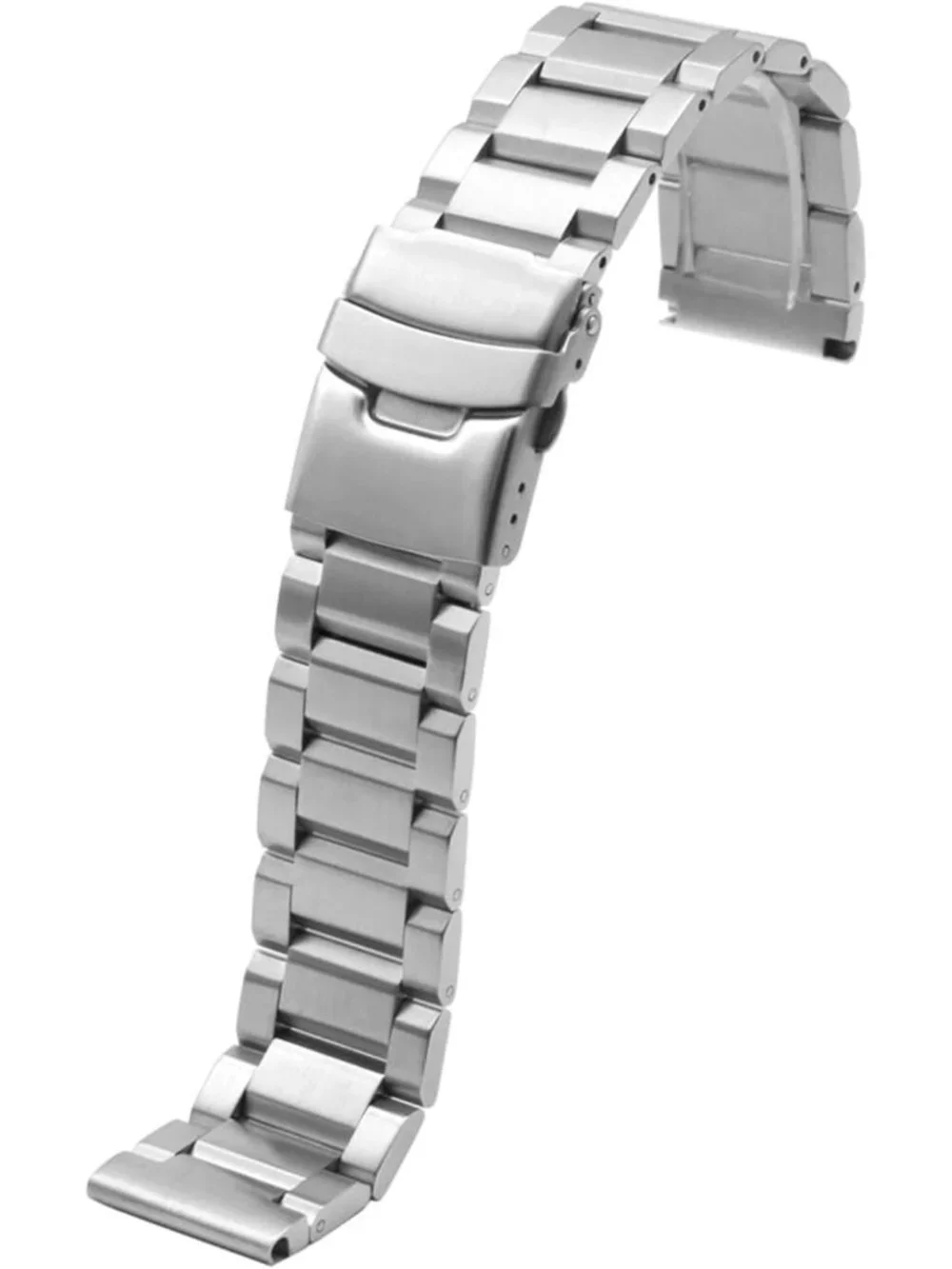 Adjustable Stainless Steel Quick Release Watch Band for Men & Women - 18mm to